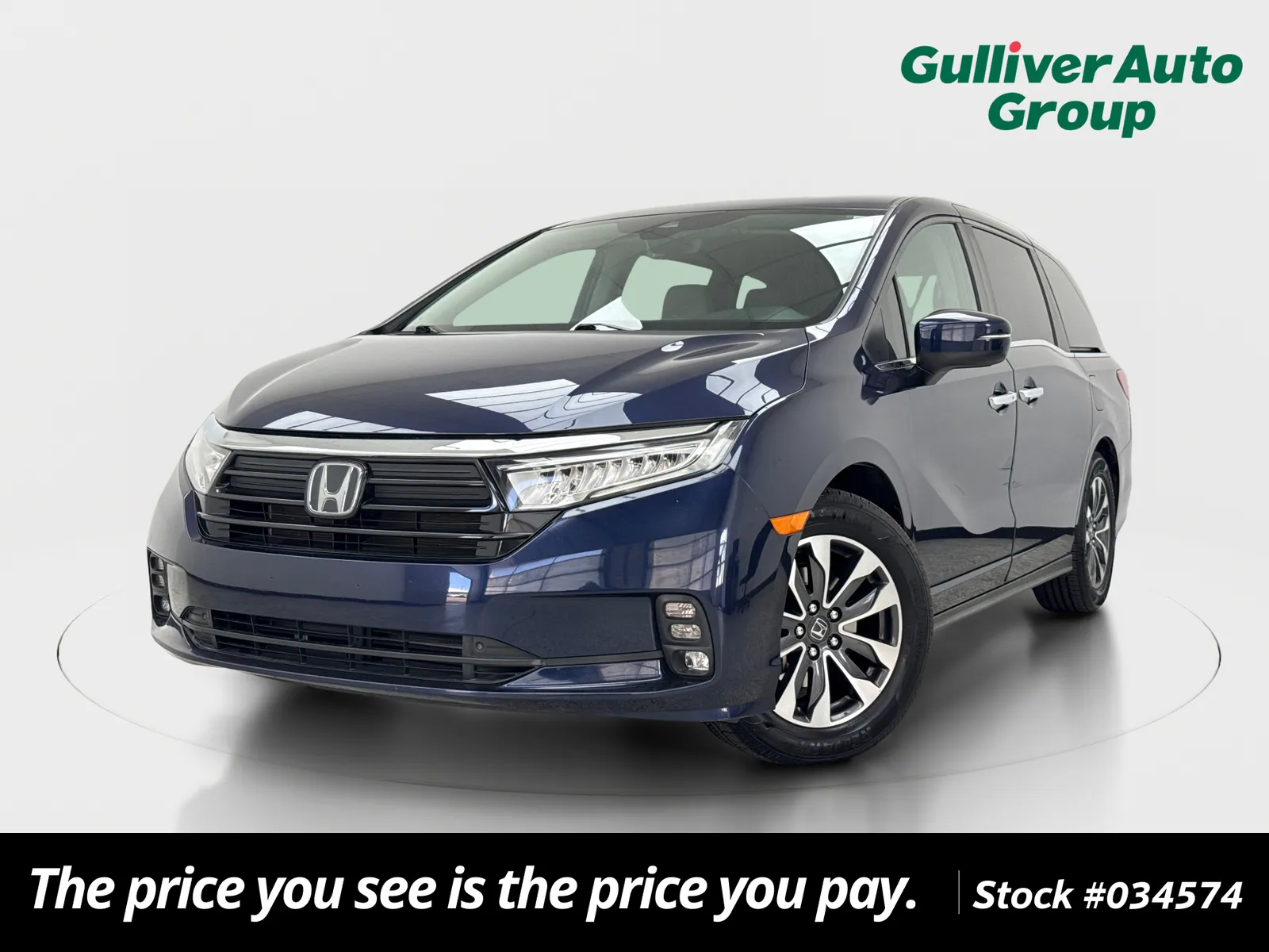 Black 2021 Honda Odyssey EX-L for sale in Plano, TX