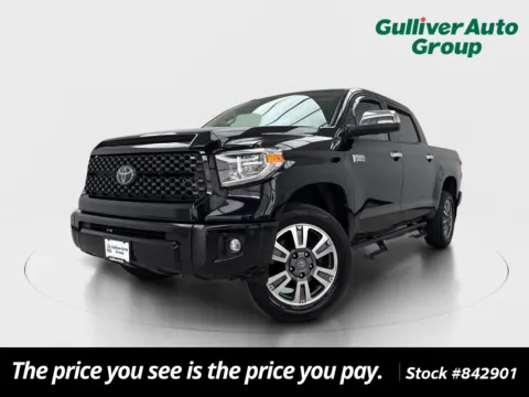 Black 2019 Toyota Tundra Platinum for sale in Plano, TX