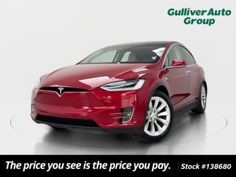 Red 2018 Tesla Model X 100D for sale in Plano, TX
