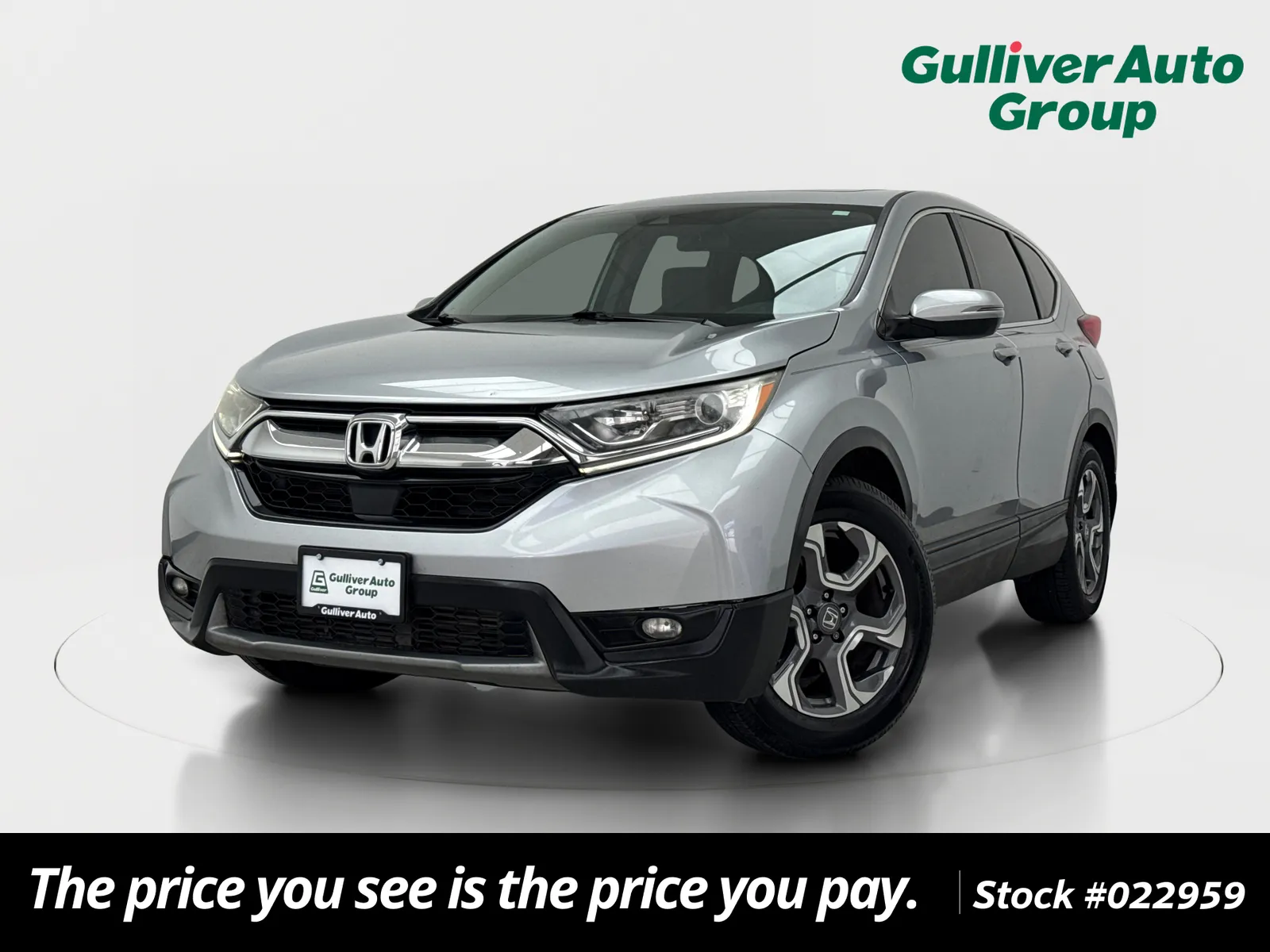 Silver 2017 Honda CR-V EX for sale in Plano, TX