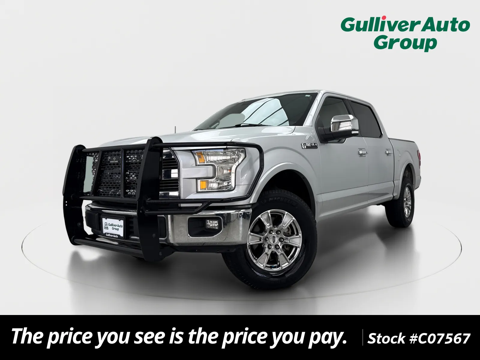 Silver 2017 Ford F-150 Lariat for sale in Plano, TX