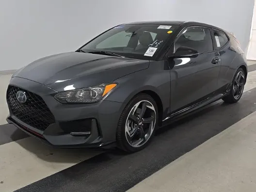 Gray 2021 Hyundai Veloster Turbo Ultimate for sale in Plano, TX