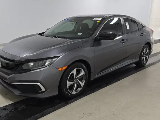 Silver 2020 Honda Civic LX for sale in Plano, TX