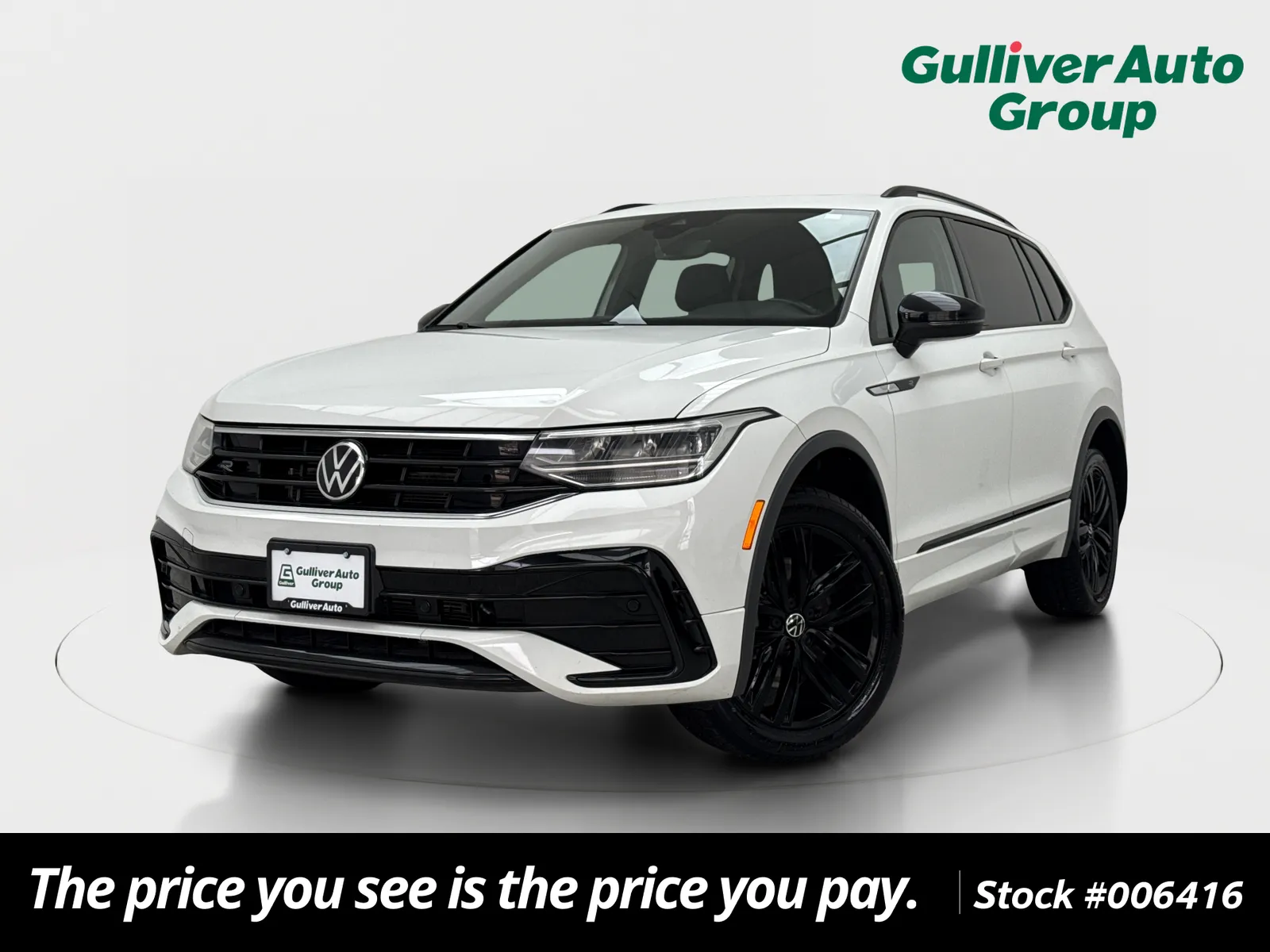White 2022 Volkswagen Tiguan 2.0T SE R-Line Black for sale in Plano, TX