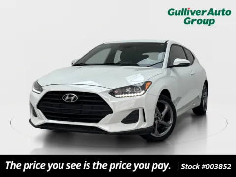 White 2019 Hyundai Veloster 2.0 for sale in Plano, TX