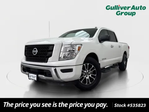 White 2021 Nissan Titan SV for sale in Plano, TX