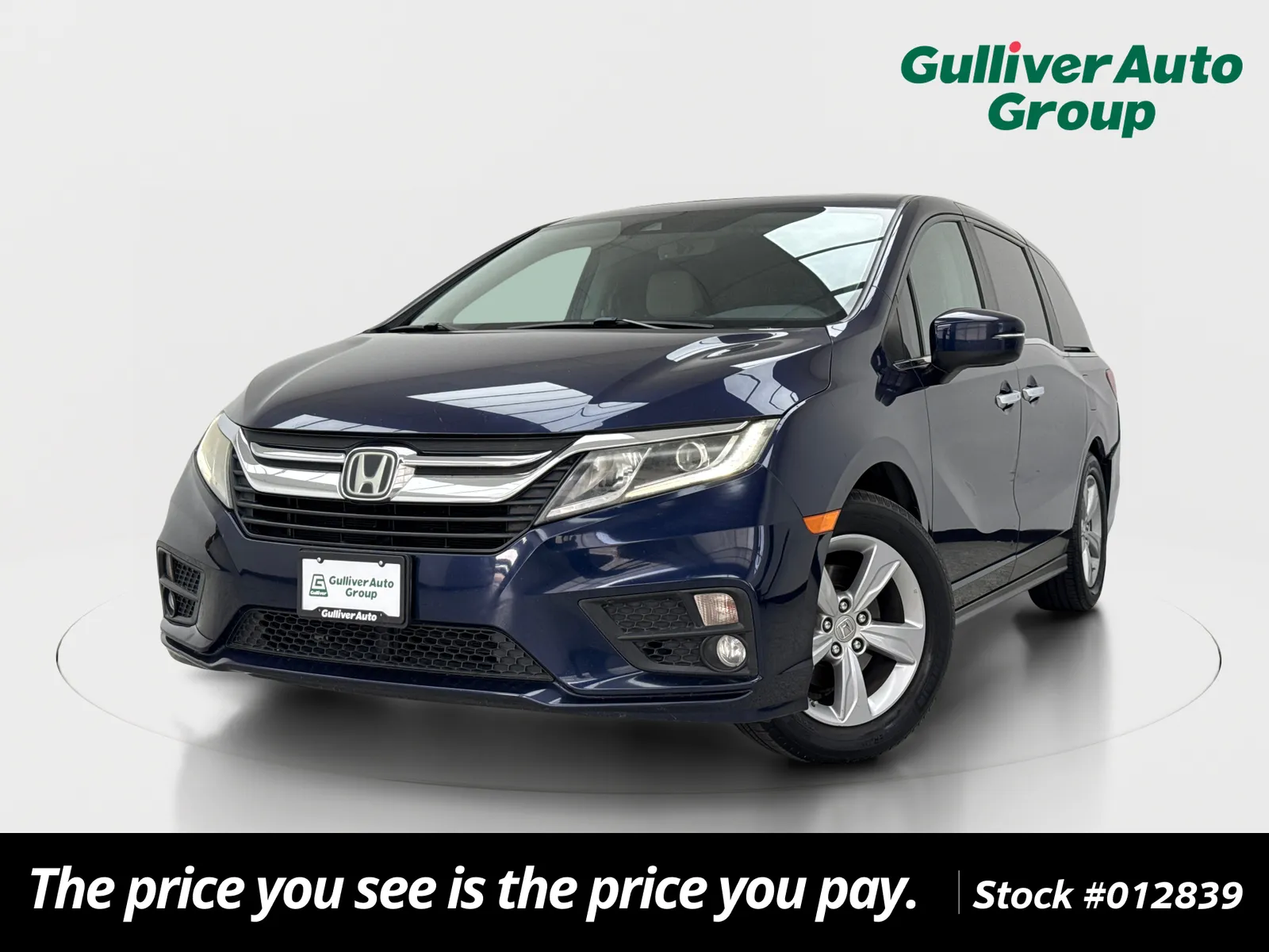 Black 2019 Honda Odyssey EX-L for sale in Plano, TX