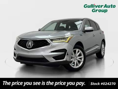 Silver 2019 Acura RDX for sale in Plano, TX