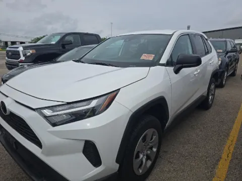 White 2023 Toyota RAV4 LE for sale in Plano, TX