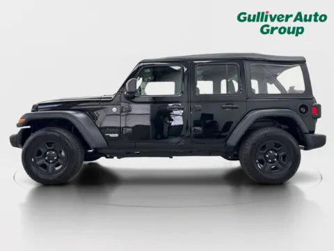 Another view of 2021 Jeep Wrangler Unlimited Sport for sale in Plano, TX at Gulliver Auto Group