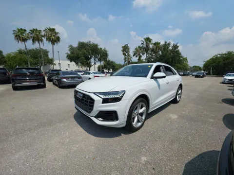White 2023 Audi Q8 55 Premium for sale in Plano, TX