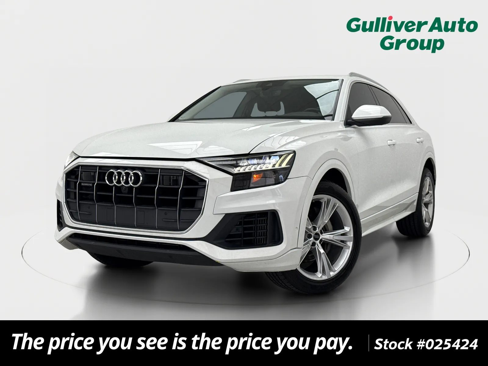 White 2023 Audi Q8 55 Premium for sale in Plano, TX