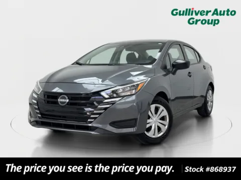 Gray 2025 Nissan Versa 1.6 S for sale in Plano, TX