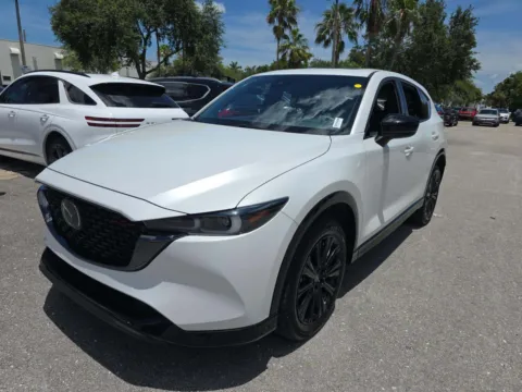 White 2023 Mazda CX-5 2.5 Turbo for sale in Plano, TX