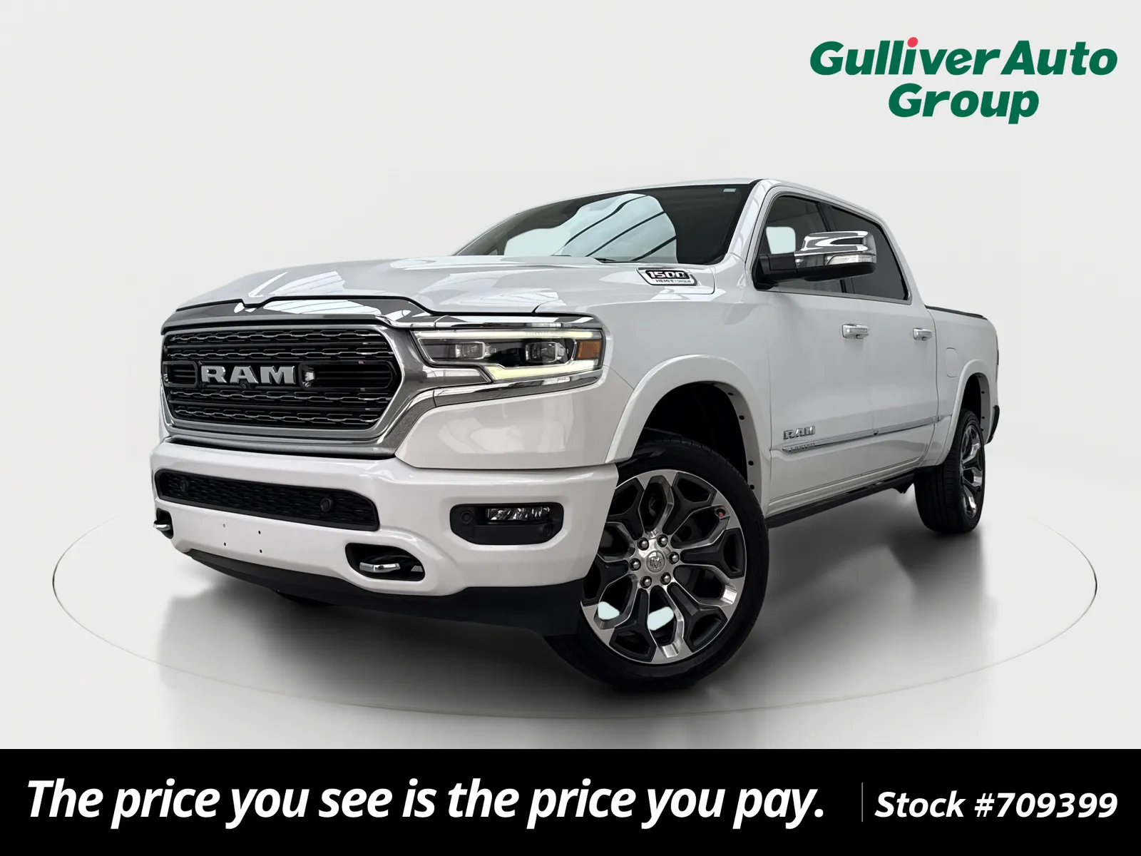 White 2021 Ram 1500 Limited for sale in Plano, TX