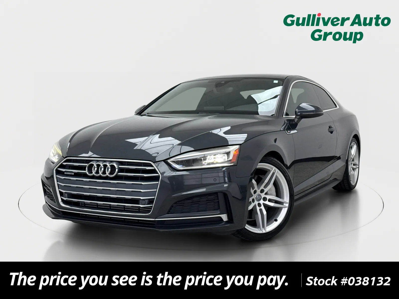 Gray 2019 Audi A5 2.0T Premium Plus for sale in Plano, TX