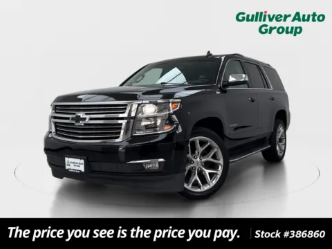 Black 2017 Chevrolet Tahoe Premier for sale in Plano, TX
