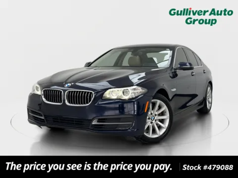 Blue 2014 BMW 5 Series 535i for sale in Plano, TX