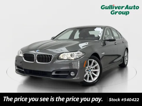 Gray 2015 BMW 5 Series 535i xDrive for sale in Plano, TX