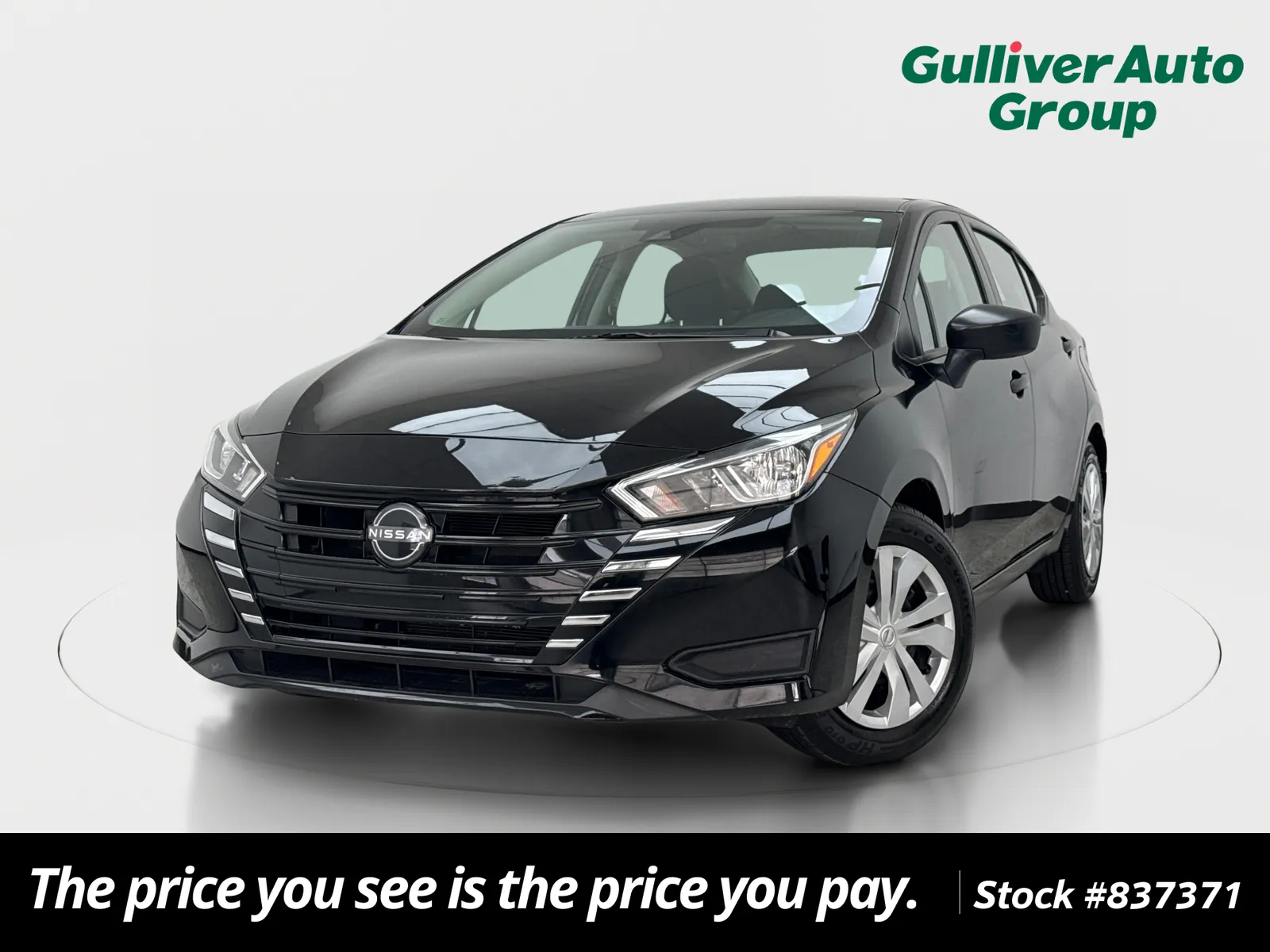 Black 2024 Nissan Versa 1.6 S for sale in Plano, TX