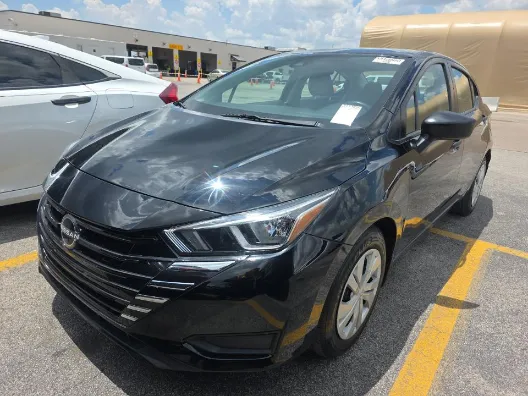 Black 2024 Nissan Versa 1.6 S for sale in Plano, TX