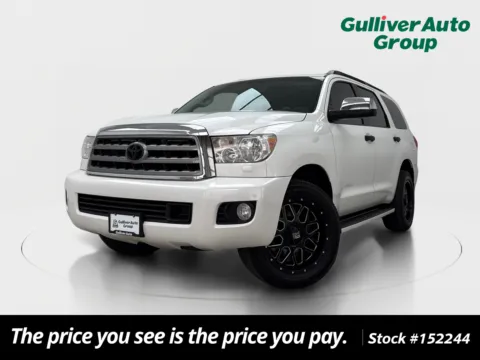 White 2017 Toyota Sequoia Platinum for sale in Plano, TX