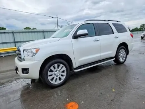 White 2017 Toyota Sequoia Platinum for sale in Plano, TX