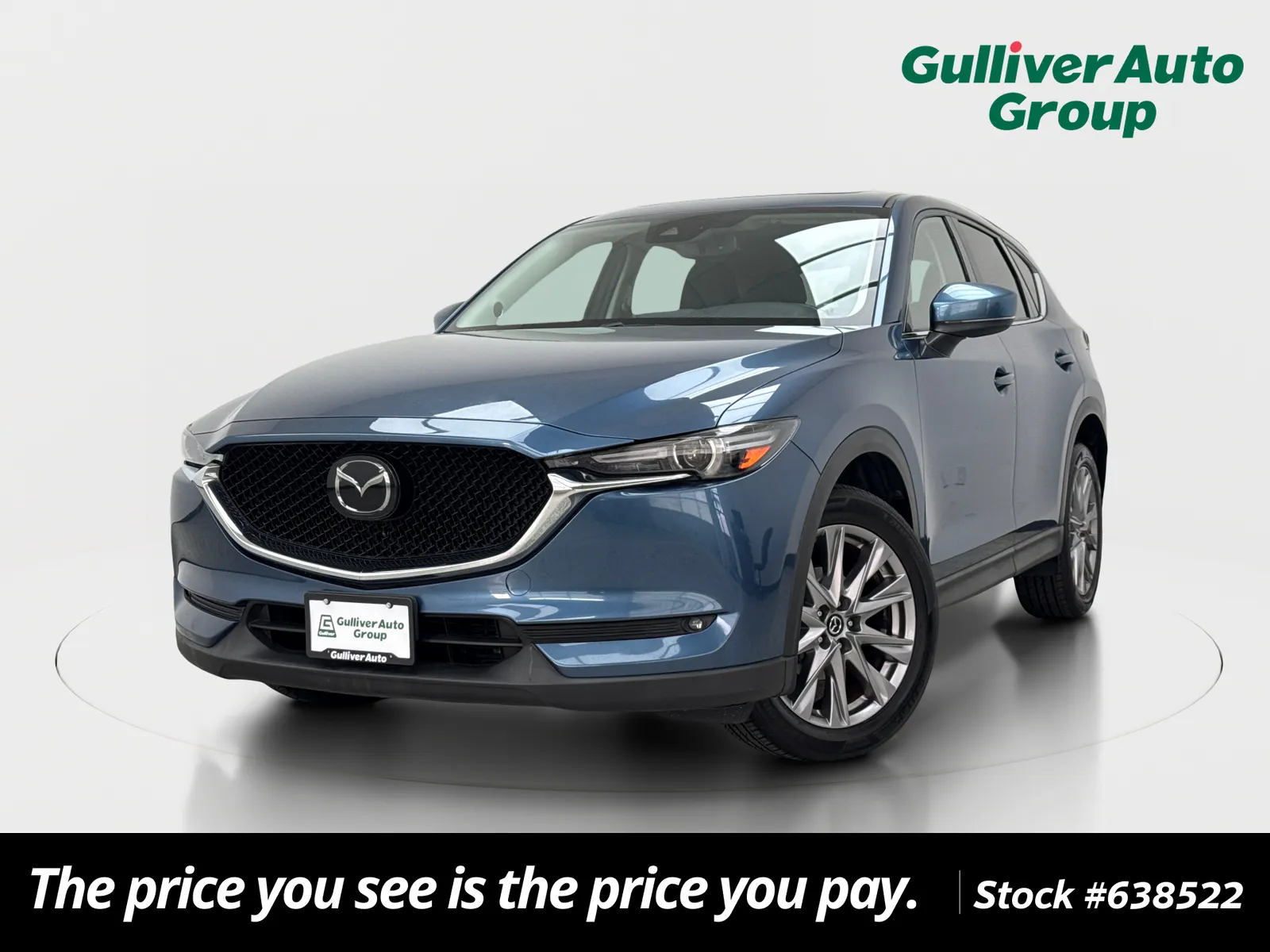 Blue 2019 Mazda CX-5 Grand Touring for sale in Plano, TX