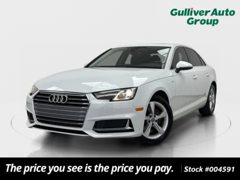 White 2019 Audi A4 2.0T Premium for sale in Plano, TX