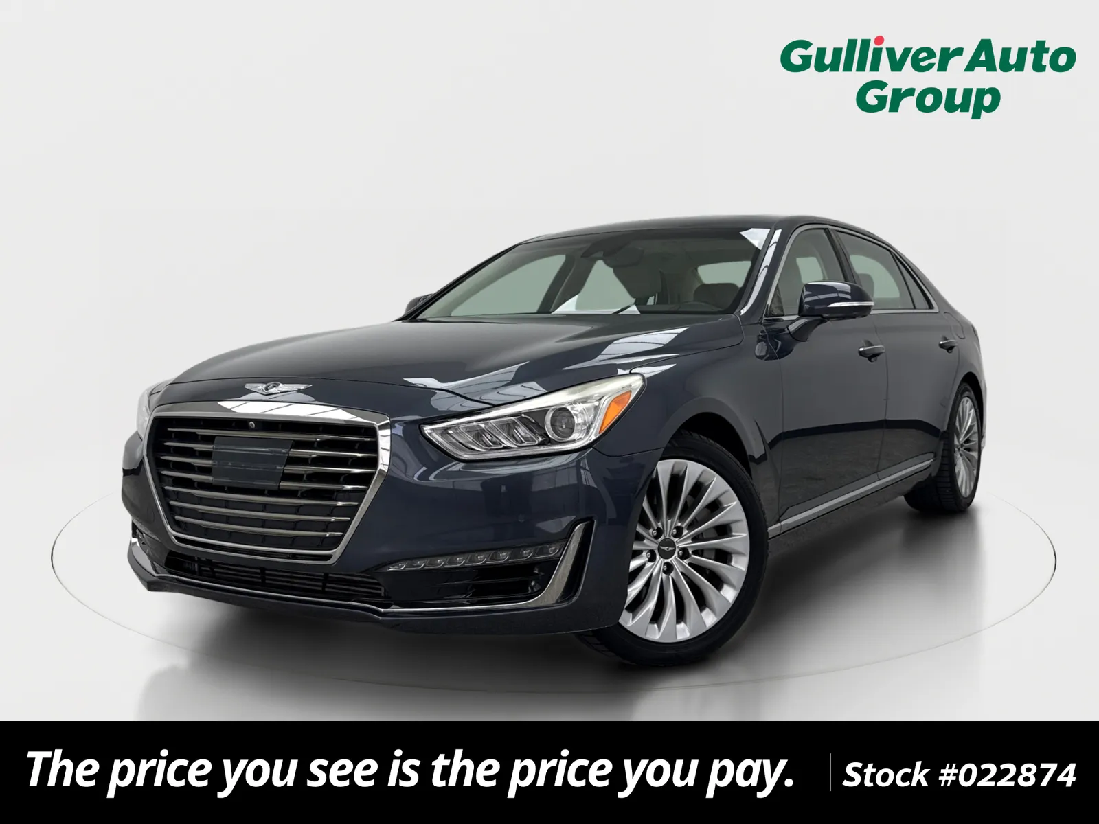 Blue 2017 Genesis G90 3.3T Premium for sale in Plano, TX