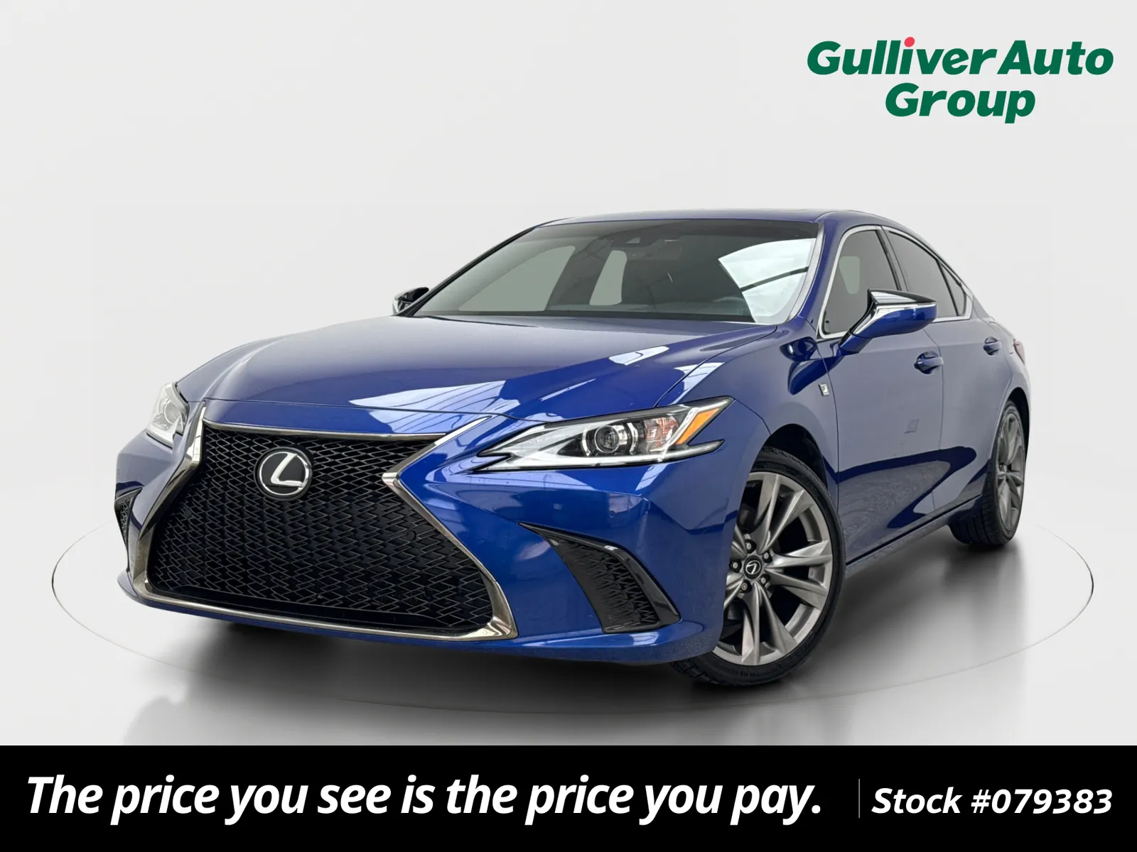 Blue 2020 Lexus ES 350 F Sport for sale in Plano, TX