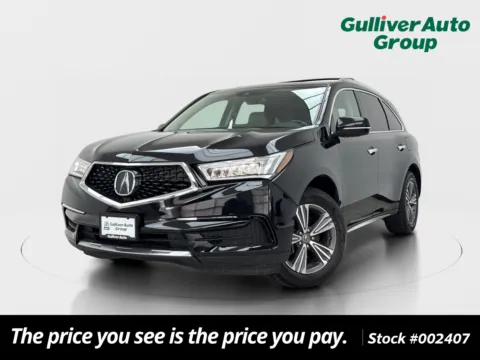 Black 2019 Acura MDX 3.5L for sale in Plano, TX