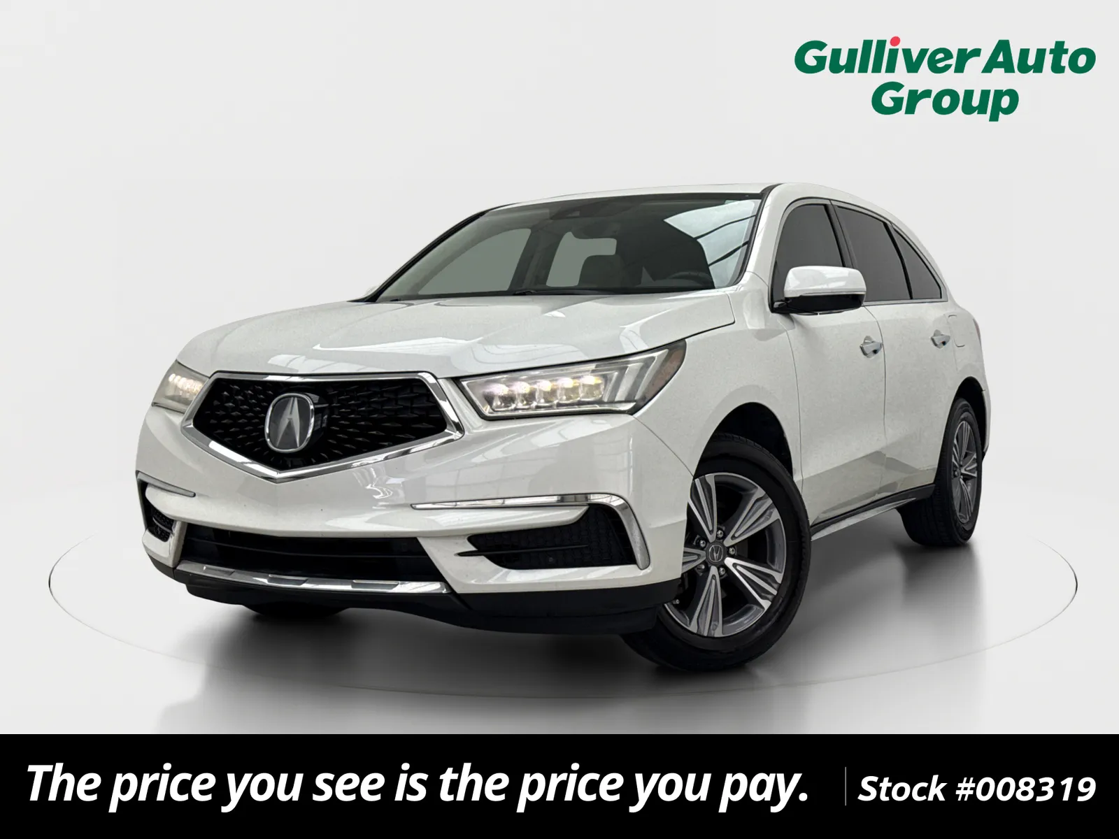 White 2020 Acura MDX 3.5L for sale in Plano, TX