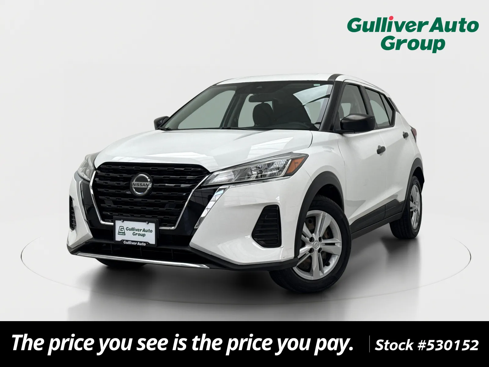White 2021 Nissan Kicks S for sale in Plano, TX