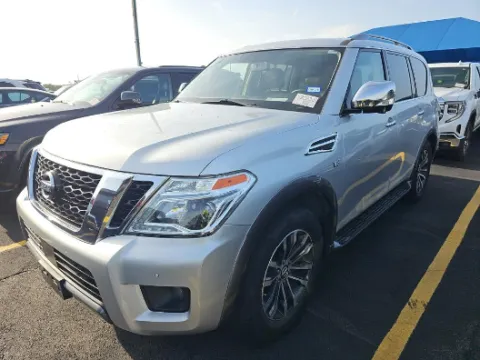 Silver 2019 Nissan Armada SL for sale in Plano, TX