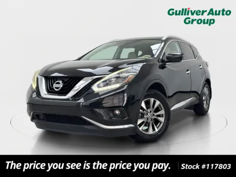 Black 2018 Nissan Murano SL for sale in Plano, TX