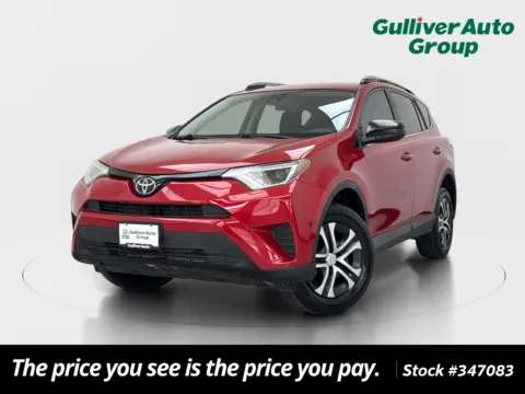 Red 2017 Toyota RAV4 LE for sale in Plano, TX
