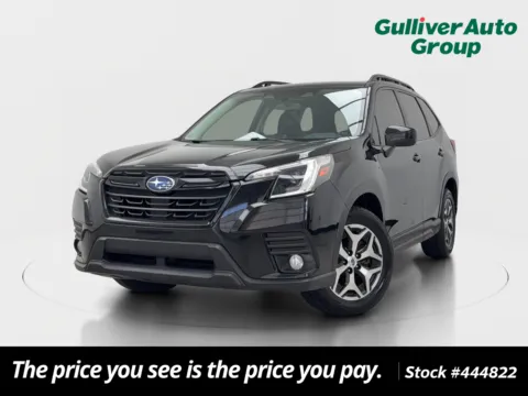 Black 2023 Subaru Forester Premium for sale in Plano, TX