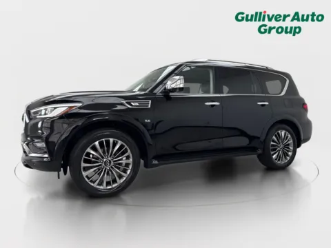 Photos of 2019 INFINITI QX80 LUXE for sale in Plano, TX at Gulliver Auto Group