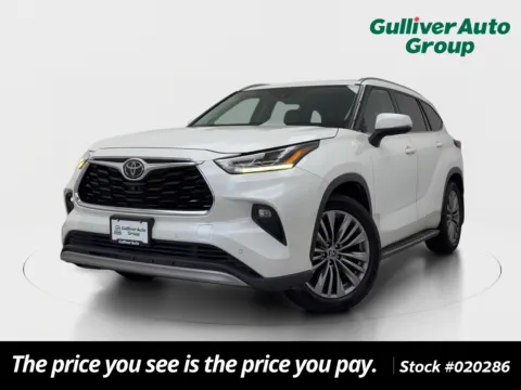 White 2020 Toyota Highlander Platinum for sale in Plano, TX