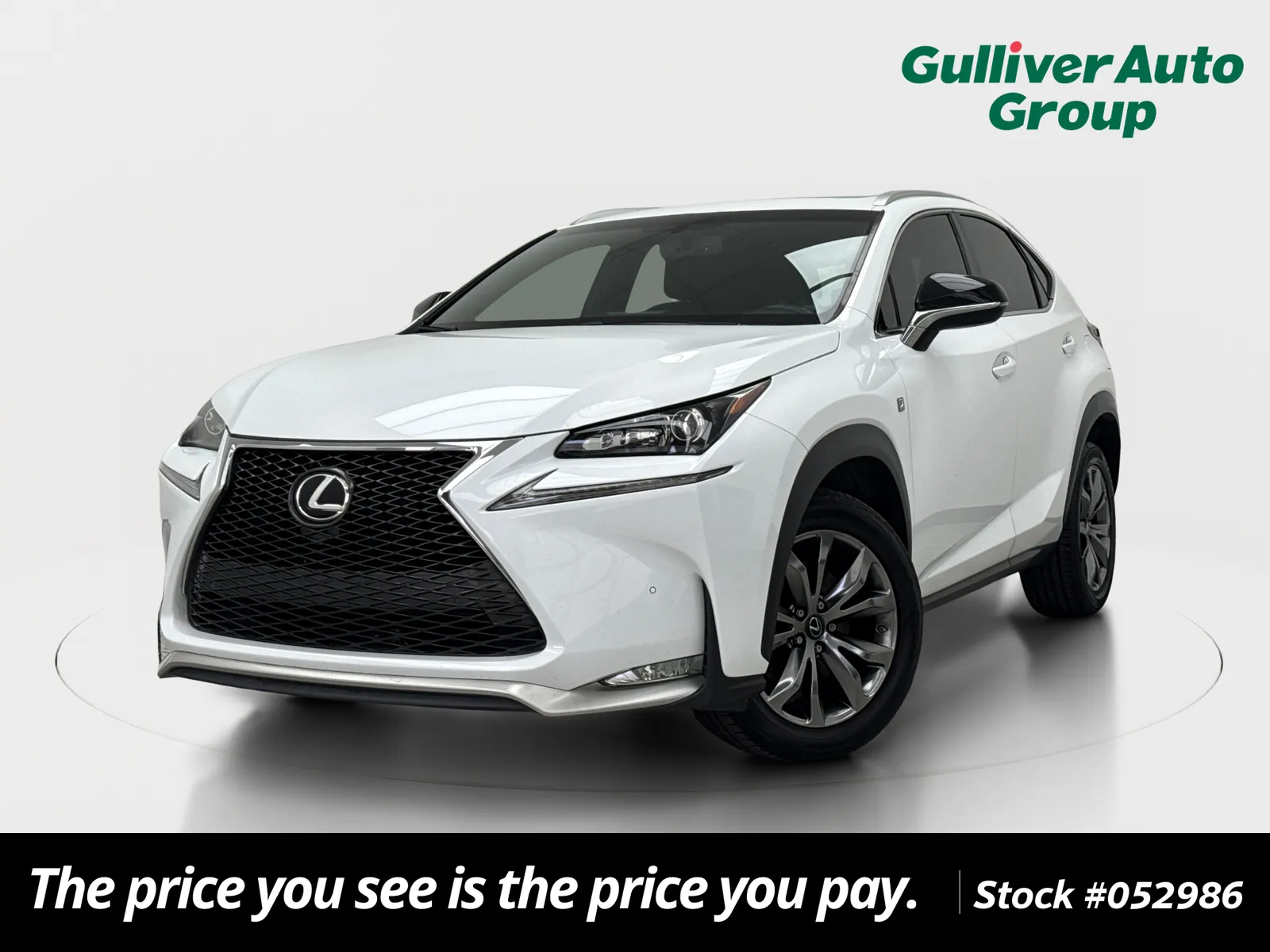 White 2017 Lexus NX 200t F Sport for sale in Plano, TX