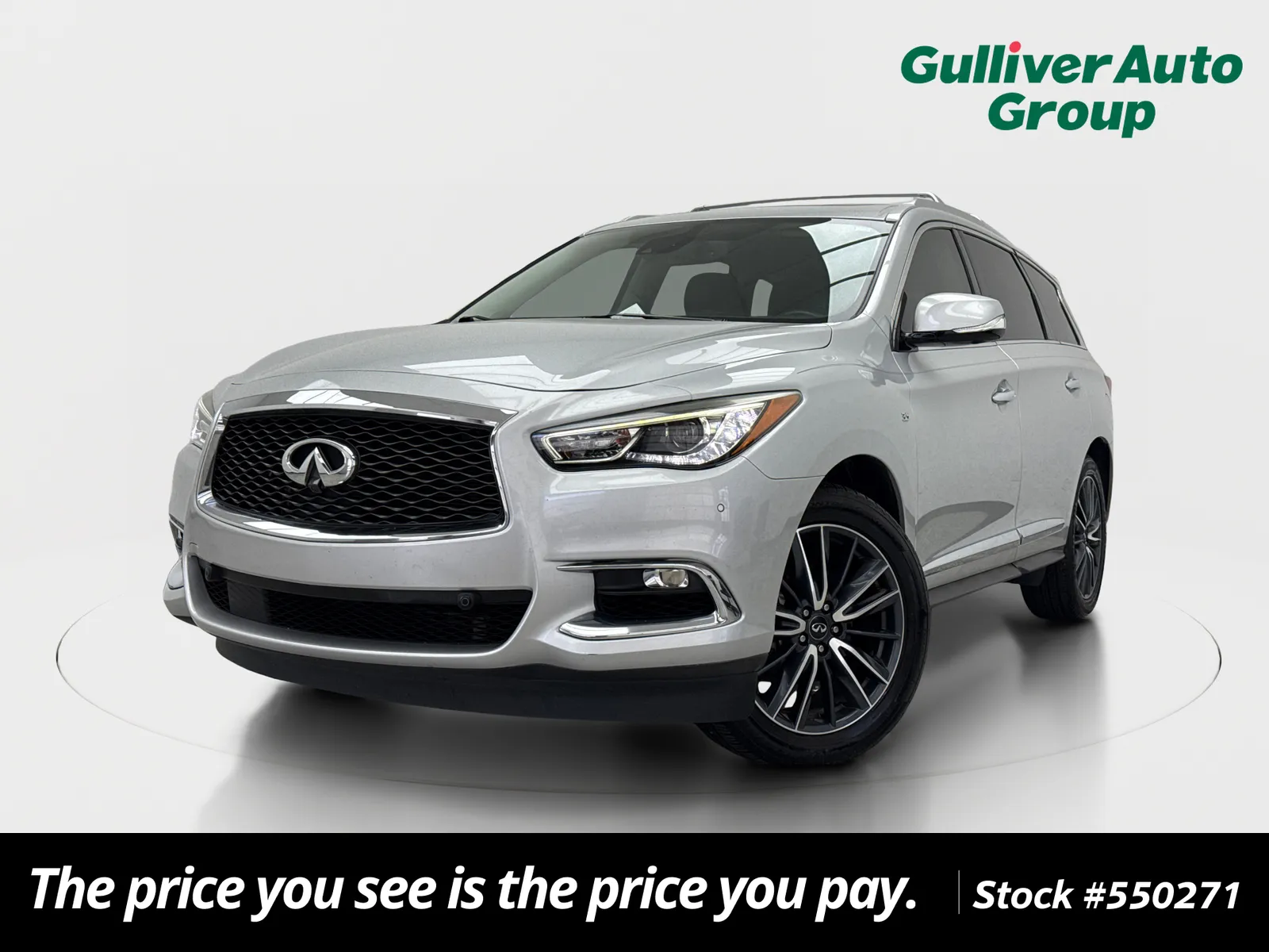 Silver 2019 INFINITI QX60 LUXE for sale in Plano, TX
