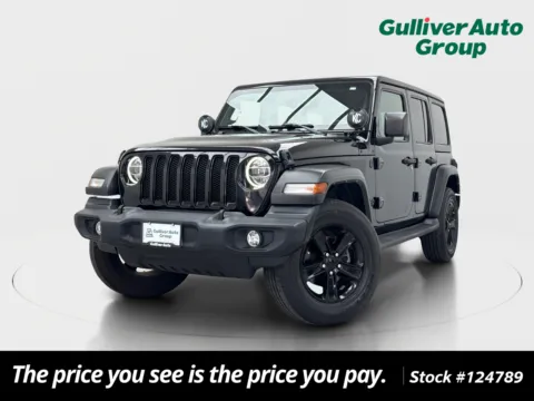 Photos of 2022 Jeep Wrangler Unlimited Sport Altitude for sale in Plano, TX at Gulliver Auto Group