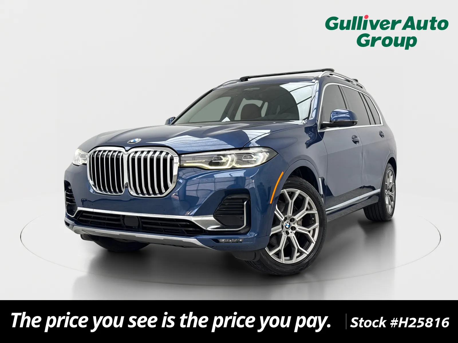 Blue 2021 BMW X7 xDrive40i for sale in Plano, TX