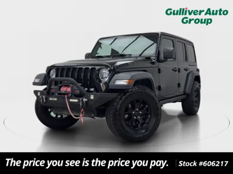 Black 2023 Jeep Wrangler 4dr Willy's Sport for sale in Plano, TX