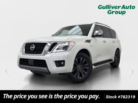 White 2020 Nissan Armada Platinum for sale in Plano, TX