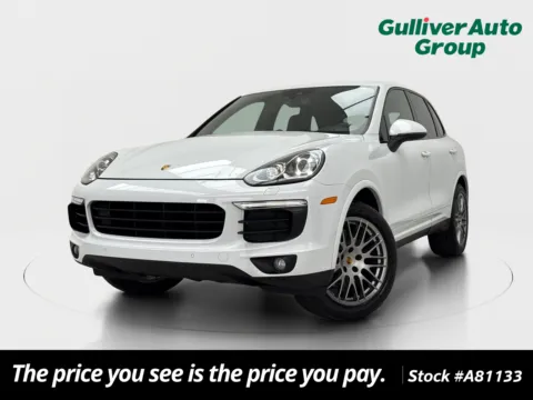 White 2017 Porsche Cayenne Platinum Edition for sale in Plano, TX