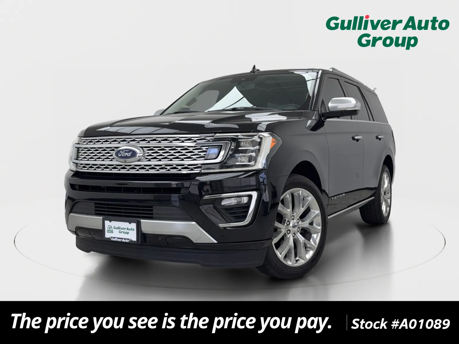Black 2019 Ford Expedition Platinum for sale in Plano, TX