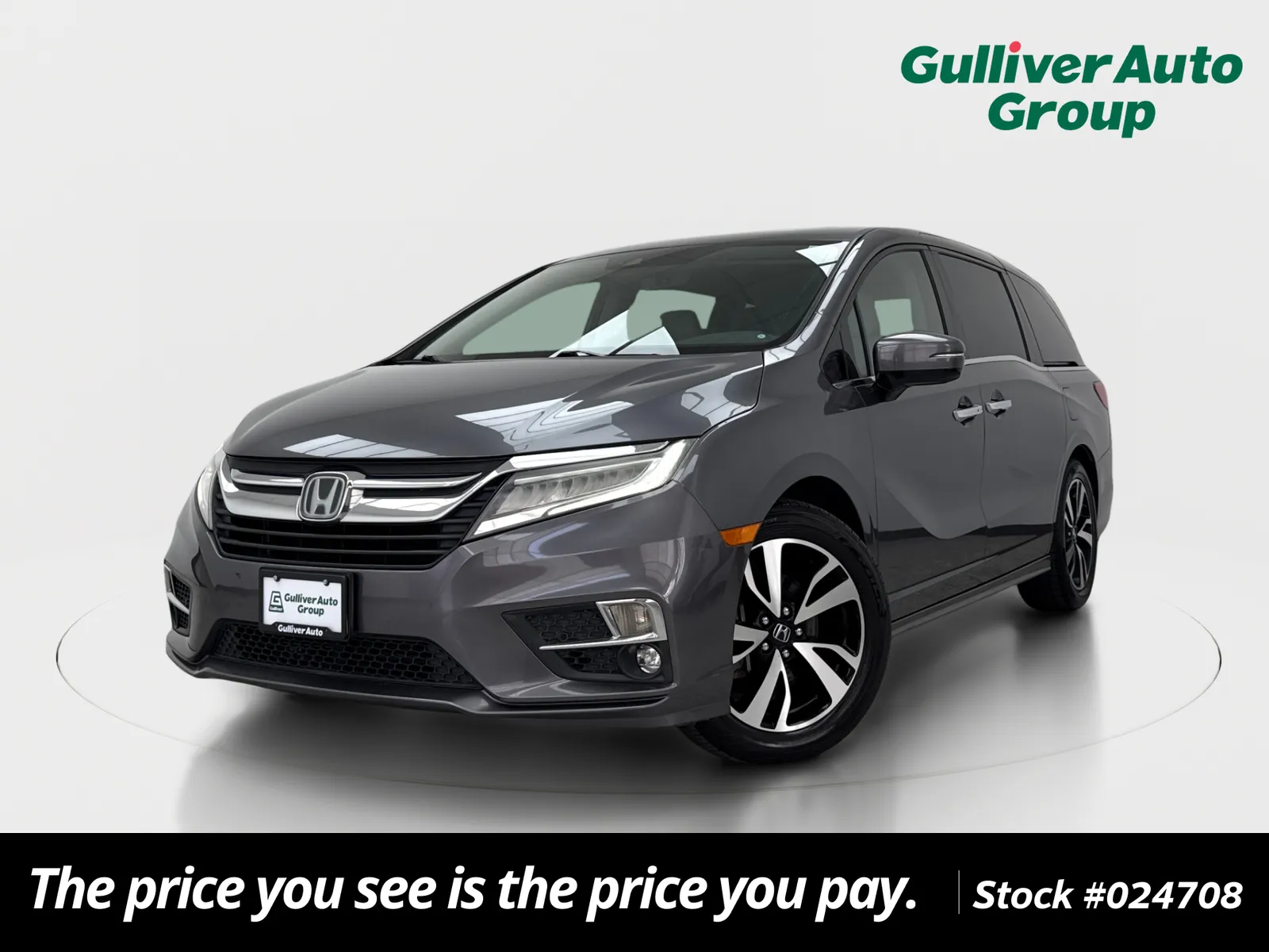Gray 2019 Honda Odyssey Elite for sale in Plano, TX