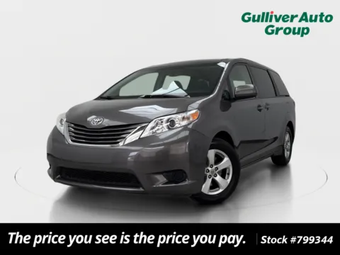 Gray 2017 Toyota Sienna LE for sale in Plano, TX